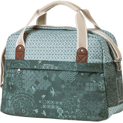 Fietstas Basil Bohème Carry All 18 liter 44 x 17 x 31 cm - groen