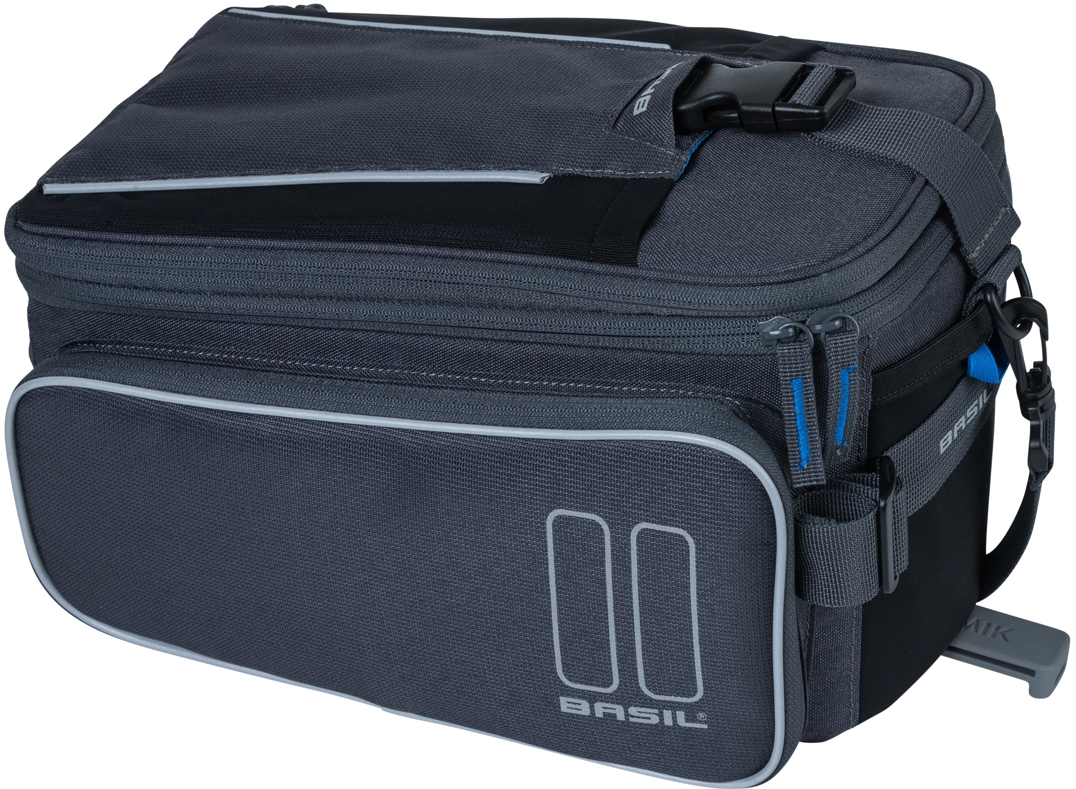 Bagagedragertas Basil Sport Design Trunkbag MIK 7 tot 15 liter 36 x 26 x 18 cm - graphite