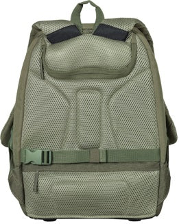 Fietsrugzak voor 13"  laptop Basil B-Safe Commuter Nordlicht 13 liter 26 x 13 x 40 cm - olijfgroen