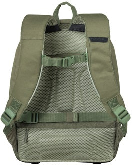 Fietsrugzak voor 13"  laptop Basil B-Safe Commuter Nordlicht 13 liter 26 x 13 x 40 cm - olijfgroen