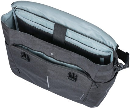 Laptoptas Basil B-Safe Commuter Nordlicht 17 liter 41 x 14 x 32 cm - graphite zwart