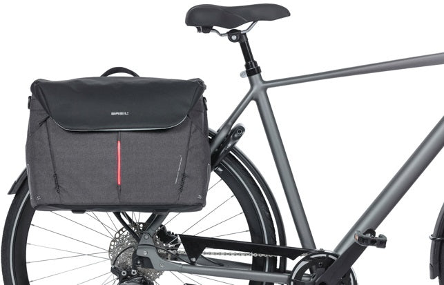 Laptoptas Basil B-Safe Commuter Nordlicht 17 liter 41 x 14 x 32 cm - graphite zwart