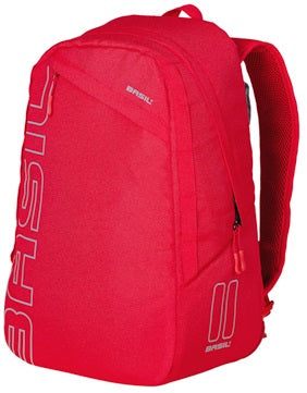 Fietsrugzak Basil Flex 17 liter 33 x 17 x 52 cm - signaal rood