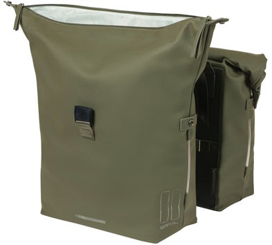 Dubbele fietstas Basil SoHo Nordlicht 41 liter 31 x 13 x 37 cm - zwart