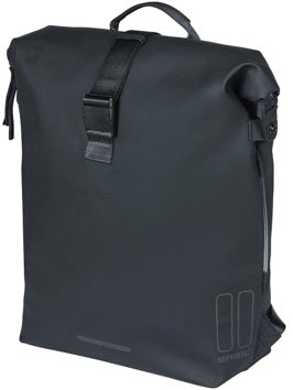 Fietsrugzak Basil SoHo Nordlicht 17 liter 31 x 14 x 37 cm - night zwart