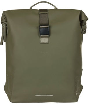 Fietsrugzak Basil SoHo Nordlicht 17 liter 31 x 14 x 37 cm - mosgroen