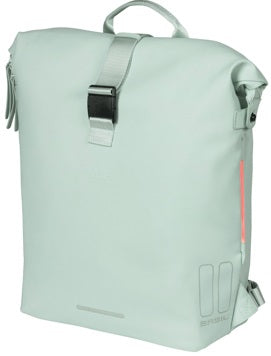 Fietsrugzak Basil SoHo Nordlicht 17 liter 31 x 14 x 37 cm - pastel groen