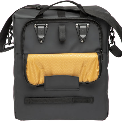 Fietstas New Looxs Odense Single 17,5 liter 32 x 16 x 38 cm - zwart - afbeelding 2