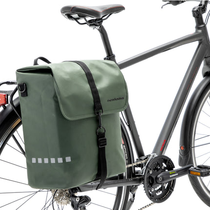 Fietstas New Looxs Odense 17,5 liter 32 x 16 x 38 cm - groen