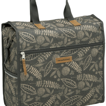 Enkele fietstas New Looxs Lilly Forest 18 liter 35 x 16 x 32 cm - anthraciet