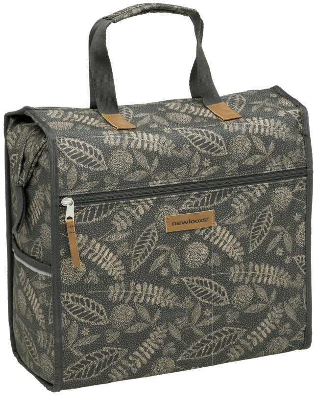 Enkele fietstas New Looxs Lilly Forest 18 liter 35 x 16 x 32 cm - anthraciet
