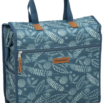 Enkele fietstas New Looxs Lilly Forest 18 liter 35 x 16 x 32 cm - blauw