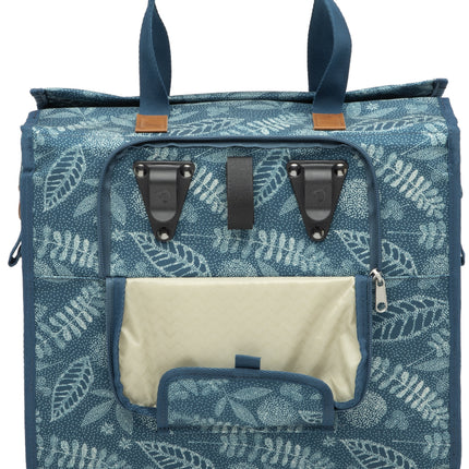 Enkele fietstas New Looxs Lilly Forest 18 liter 35 x 16 x 32 cm - blauw
