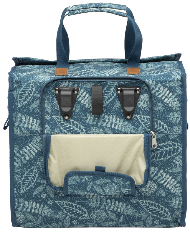 Enkele fietstas New Looxs Lilly Forest 18 liter 35 x 16 x 32 cm - blauw