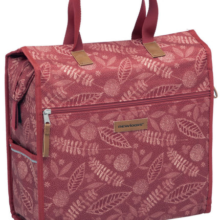 Enkele fietstas New Looxs Lilly Forest 18 liter 35 x 16 x 32 cm - rood