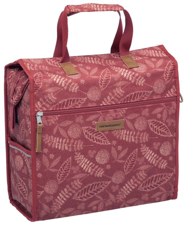 Enkele fietstas New Looxs Lilly Forest 18 liter 35 x 16 x 32 cm - rood