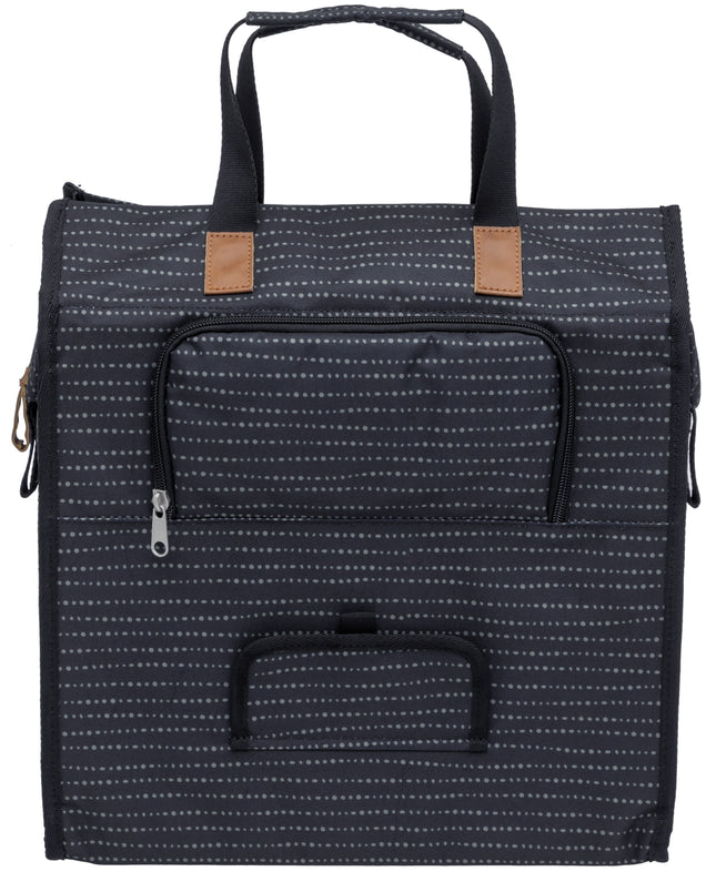 Fietstas New Looxs Lilly 18 liter 35 x 32 x 16 cm - nomi black