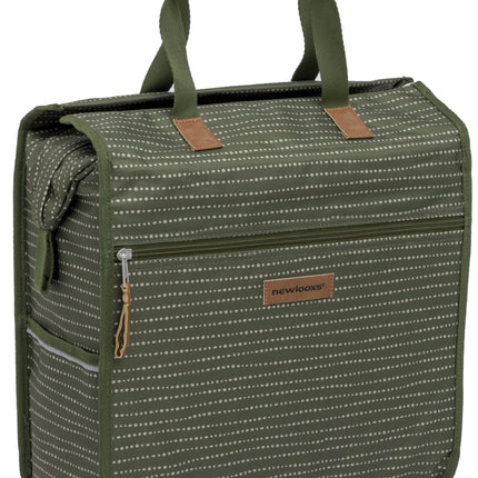 Fietstas New Looxs Lilly 18 liter 35 x 32 x 16 cm - nomi green - afbeelding 2