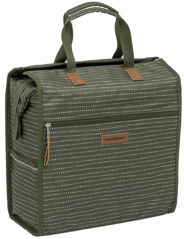 Fietstas New Looxs Lilly 18 liter 35 x 32 x 16 cm - nomi green - afbeelding 2