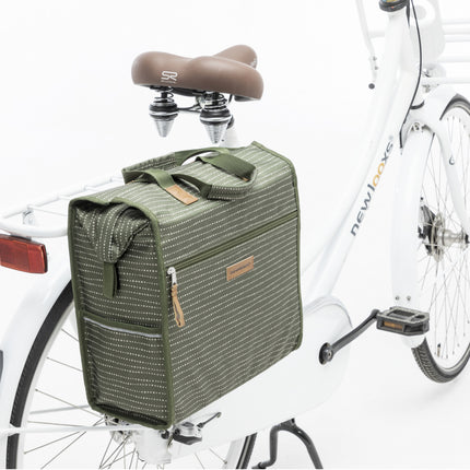 Fietstas New Looxs Lilly 18 liter 35 x 32 x 16 cm - nomi green