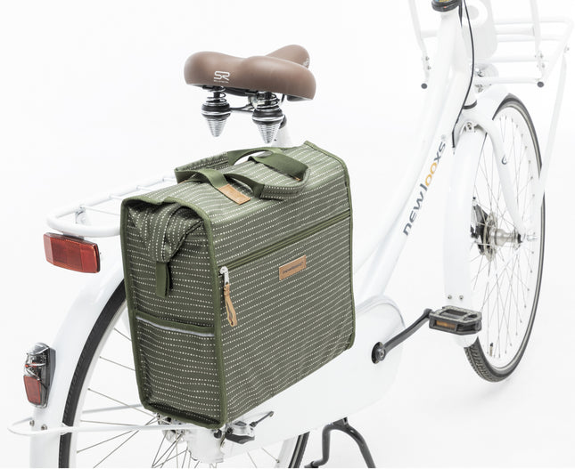 Fietstas New Looxs Lilly 18 liter 35 x 32 x 16 cm - nomi green