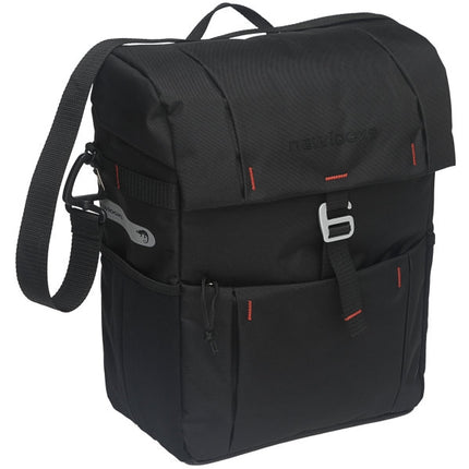 Fietstas New Looxs Vigo Single 18,5 liter 31 x 40 x 15 cm - zwart