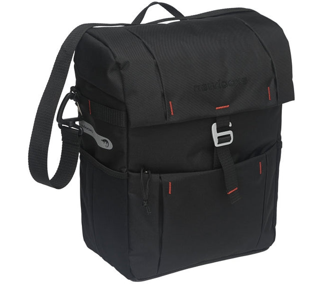 Fietstas New Looxs Vigo Single 18,5 liter 31 x 40 x 15 cm - zwart