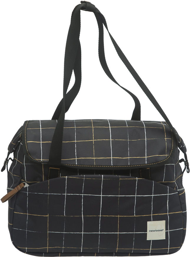 Fietstas New Looxs Tosca 16 liter 38 x 28 x 15,5 cm - check black