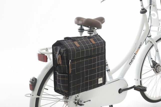 Fietstas New Looxs Lilly 18 liter 35 x 32 x 16 cm - check black