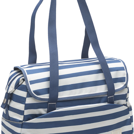 Fietsschoudertas New Looxs Tosca 16 liter 38 x 28 x 15,5 cm - blue stripe