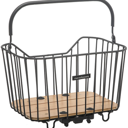 Fietsmand New Looxs Palermo 24 liter 40 x 22 x 27,5 cm - zwart