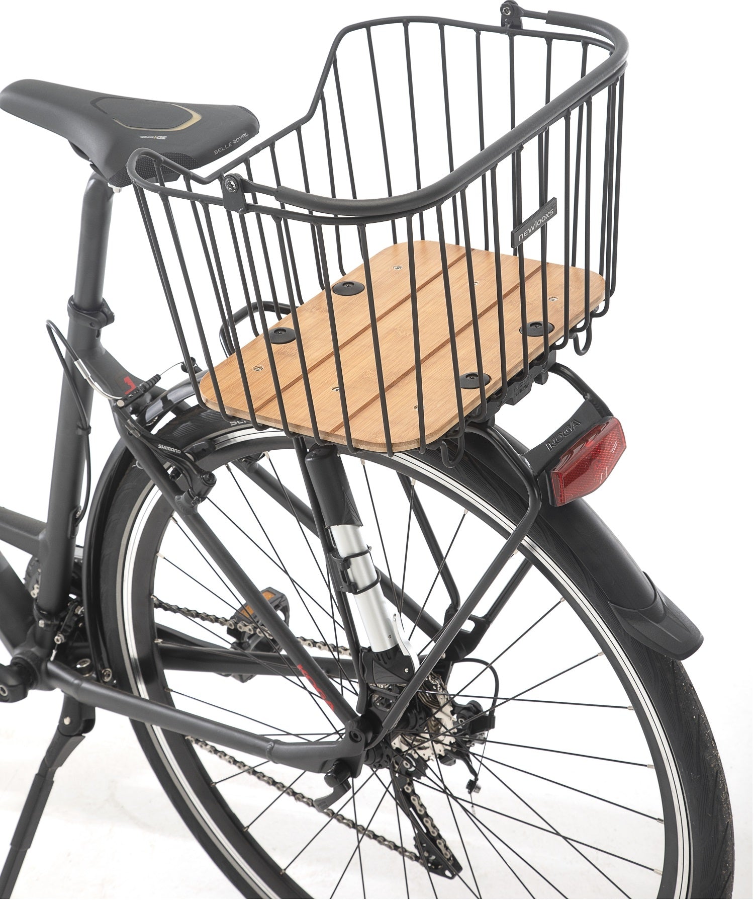 Fietsmand New Looxs Palermo 24 liter 40 x 22 x 27,5 cm - zwart