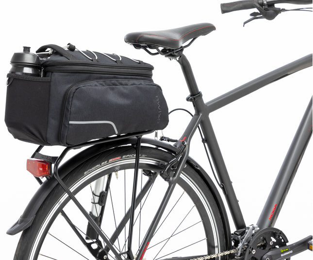 Bagagedragertas New Looxs Sports Trunkbag Racktime 31 liter 34 x 20 x 24 cm - zwart