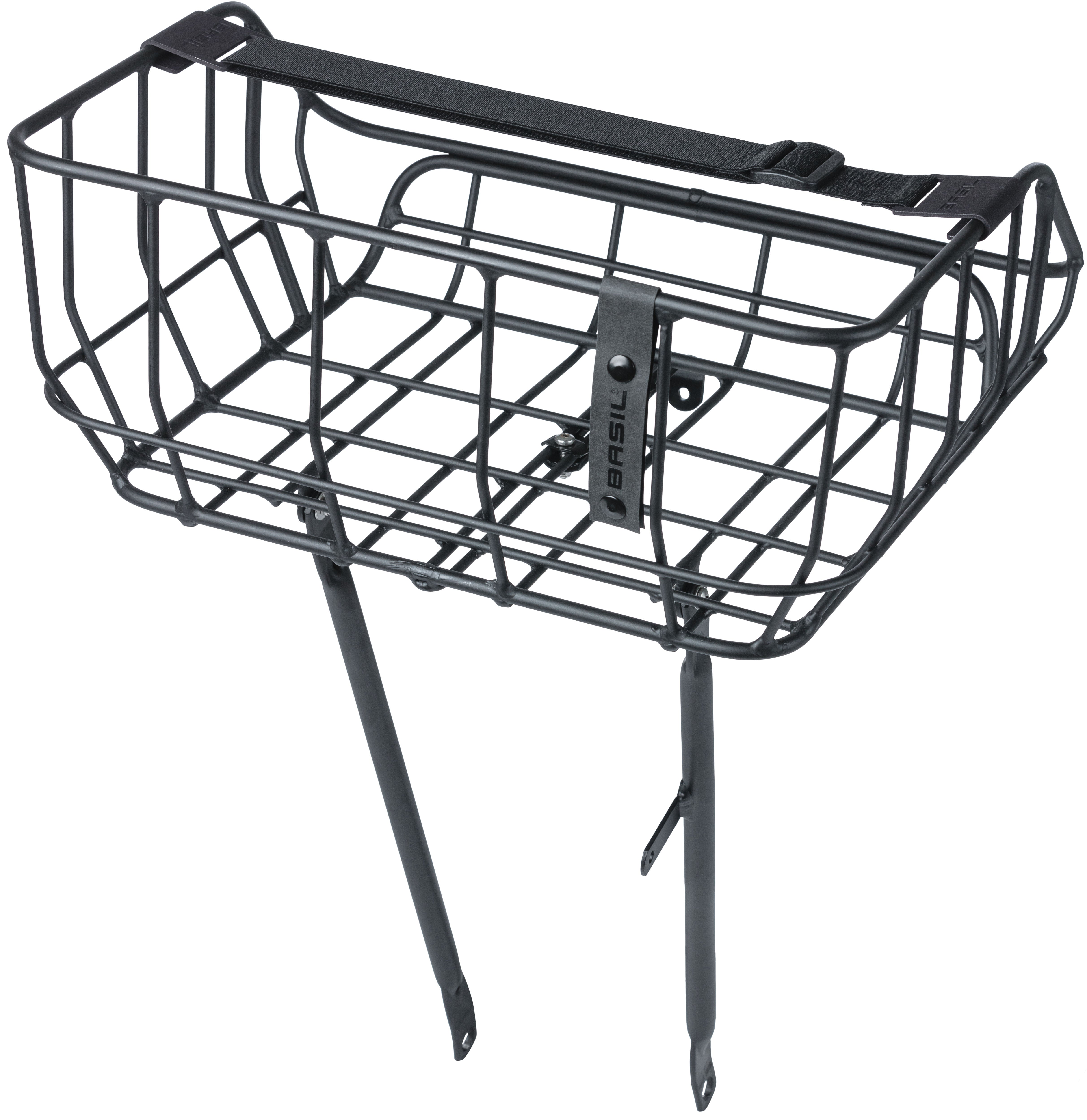 Fietsmand Basil Portland Front 25 liter 43 x 36 x 22 cm - mat zwart