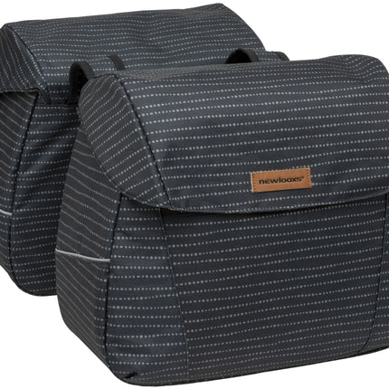 Dubbele fietstas New Looxs Joli Nomi 37 liter 38 x 30 x 18 cm (2x) - black