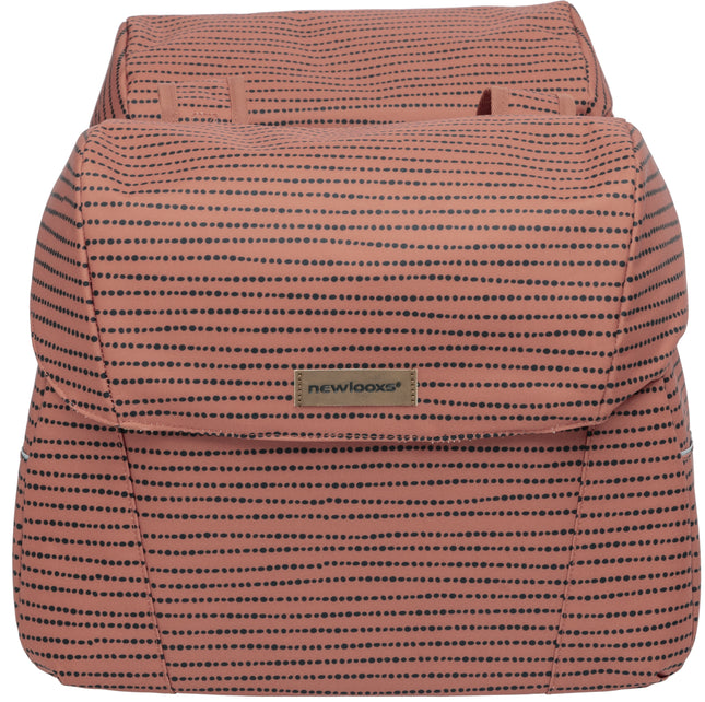 Dubbele fietstas New Looxs Joli Nomi 37 liter 38 x 30 x 18 cm (2x) - red
