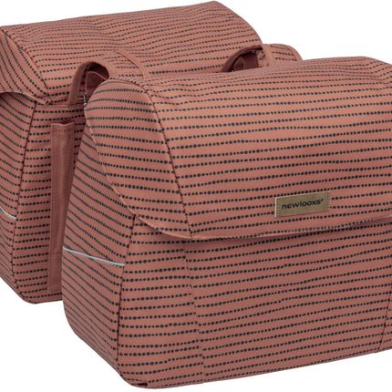Dubbele fietstas New Looxs Joli Nomi 37 liter 38 x 30 x 18 cm (2x) - red - afbeelding 2