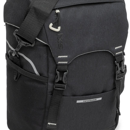 Bagagedragertas New Looxs Sports Low Rider 10,5 liter 24 x 33 x 14 cm - zwart