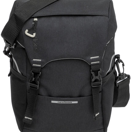 Bagagedragertas New Looxs Sports Low Rider 10,5 liter 24 x 33 x 14 cm - zwart