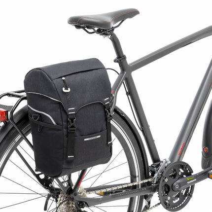 Bagagedragertas New Looxs Sports Low Rider 10,5 liter 24 x 33 x 14 cm - zwart