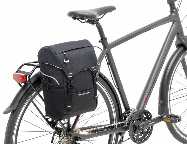 Bagagedragertas New Looxs Sports Low Rider 10,5 liter 24 x 33 x 14 cm - zwart