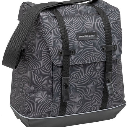 Fietstas New Looxs Alba Single 17 liter 32 x 35 x 16 cm - selo black
