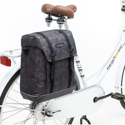 Fietstas New Looxs Alba Single 17 liter 32 x 35 x 16 cm - selo black