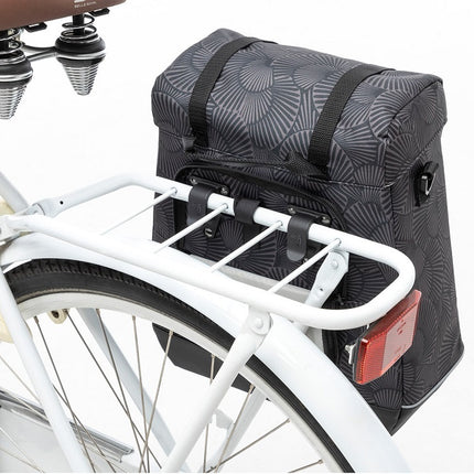 Fietstas New Looxs Alba Single 17 liter 32 x 35 x 16 cm - selo black