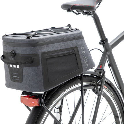 Bagagedragertas New Looxs Varo Trunkbag Racktime 15 liter 36 x 20 x 24 cm - grijs