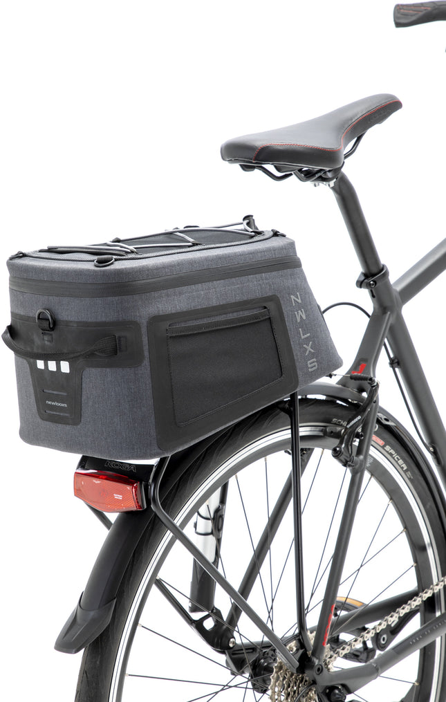 Bagagedragertas New Looxs Varo Trunkbag Racktime 15 liter 36 x 20 x 24 cm - grijs