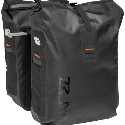 Dubbele fietstas New Looxs Varo Double MIK 40 liter 28 x 43 x 17 cm (x2) - zwart