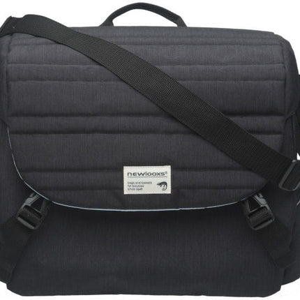 Fietstas New Looxs Mondi Joy Single 18,5 liter 36 x 32 x 16 cm - quilted black