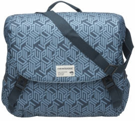 Fietstas New Looxs Mondi Joy Single 18,5 liter 36 x 32 x 16 cm - linia blue