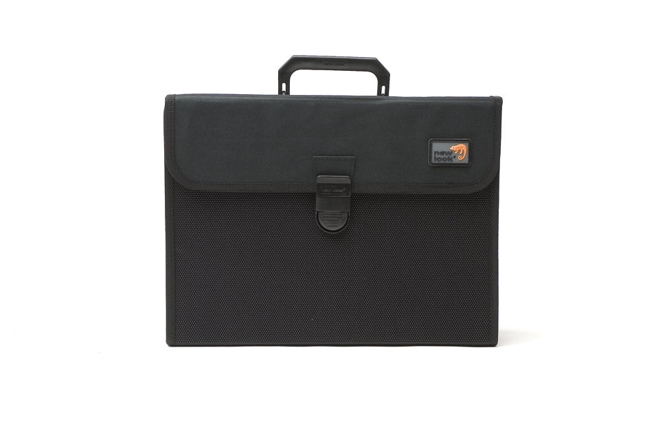Fietstas New Looxs Single Pannier 1 lock 13 liter 36 x 26,5 x 14 cm - zwart
